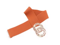 Kép 3/3 - Sikkes  széles gumis öv - camel