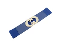 Kép 1/5 - Köves sztreccs női öv - navykék