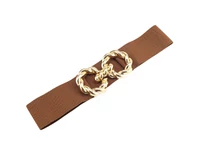 Kép 1/3 - Divatos női öv - kávébarna