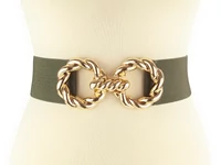 Kép 2/3 - Divatos női öv - kekizöld