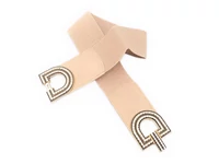 Kép 3/3 - Stílusos strasszos öv ruhához - bézs