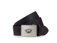 Kép 1/3 - Mustang bőr öv farmerhez - sötétbarna