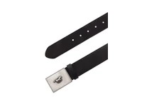 Kép 2/3 - Mustang bőr öv farmerhez - sötétbarna