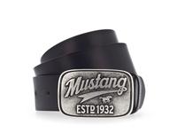 Kép 1/3 - Mustang férfi bőr öv - fekete