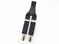 Kép 1/2 - Keskeny hózentróger - pöttyös mintás fekete