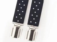 Kép 2/2 - Keskeny hózentróger - pöttyös mintás fekete