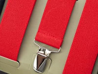 Kép 2/2 - Nadrágtartó díszdobozban - piros