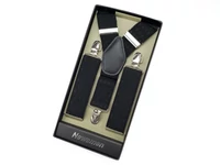 Kép 1/2 - Texturált nadrágtartó díszdobozban - fekete