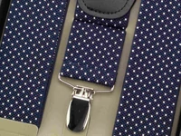 Kép 2/2 - Mintás nadrágtartó díszdobozban - kék