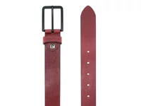 Kép 3/6 - Pierre Cardin marhabőr öv - burgundy piros