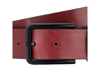 Kép 5/6 - Pierre Cardin marhabőr öv - burgundy piros