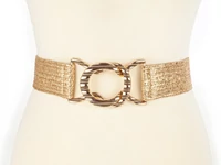 Kép 2/2 - Női gumis öv - arany