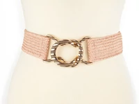 Kép 2/2 - Női gumis öv - púder