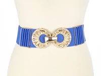 Kép 2/2 - Széles gumis öv - kék