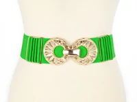 Kép 2/2 - Széles gumis öv - zöld