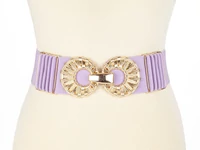 Kép 2/2 - Széles gumis öv - lila