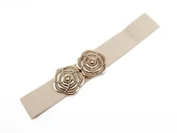 Kép 1/2 - Női gumis öv - beige