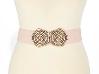 Kép 2/2 - Női gumis öv - púder