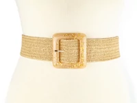 Kép 2/2 - Széles gumis öv - beige