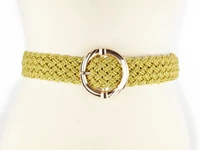 Kép 2/2 - Női fonott öv - arany