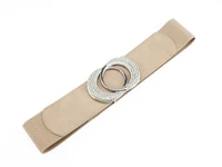 Kép 1/2 - Strasszos sztreccs öv - beige