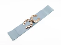 Kép 1/2 - Széles gumírozott öv - világoskék