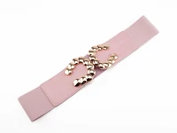 Kép 1/2 - Széles gumírozott öv - púder