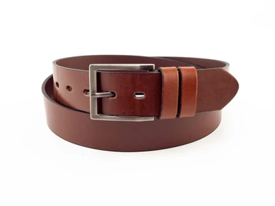 Marhabőr nadrágöv - barna II.oszt