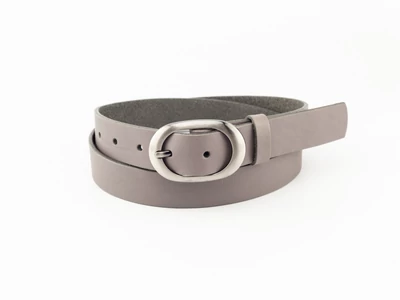 100% bőr női deréköv - szürke | F3003