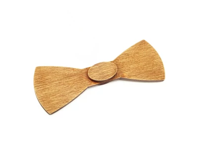 Fa csokornyakkendő - barna