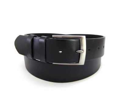 Extra méretű - Fekete bőr derékszíj (140 - 150 - 160 cm) | ISZ01