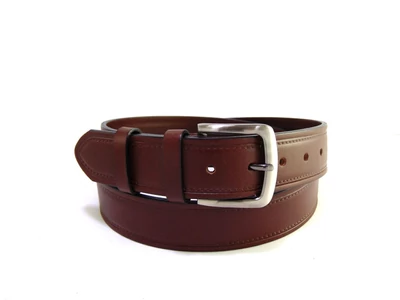 Gabrillo Bőr férfi nadrág öv mintás - barna | B10