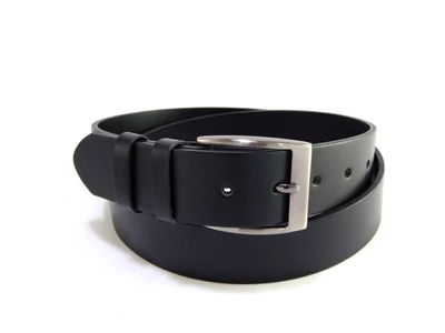 Gabrillo XXL bőr férfi nadrágszíj 165cm-ig - fekete | A136