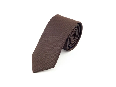 Férfi nyakkendő - texturált barna