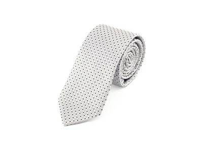 Férfi nyakkendő - texturált ezüst