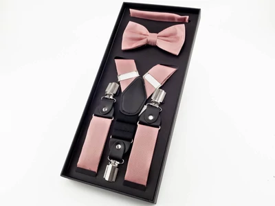 Hózentróger csokornyakkendővel - púder