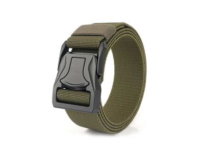 SLD gumis öv | fém gyorskioldó csattal - zöld