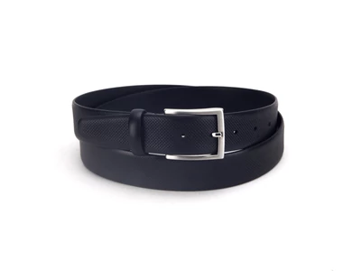 Divatos férfi bőr öv - fekete | 392