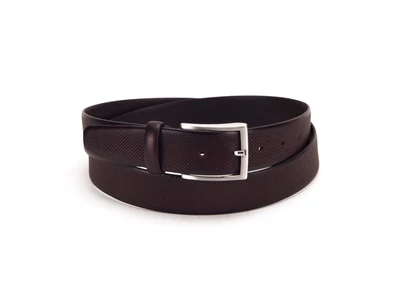 Divatos férfi bőr öv - csokibarna | 392