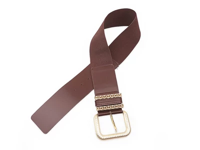 Trendi női öv ruhához - csokibarna