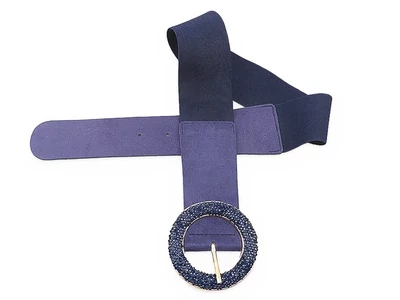 Elegáns női sztreccs öv - navy kék