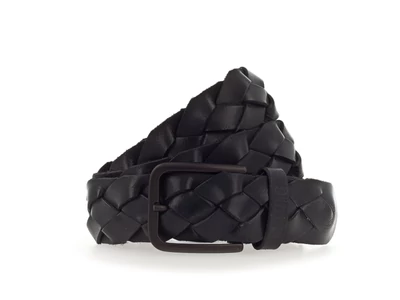 Mustang fonott öv - fekete