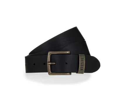 Mustang 100% bőr öv  - fekete