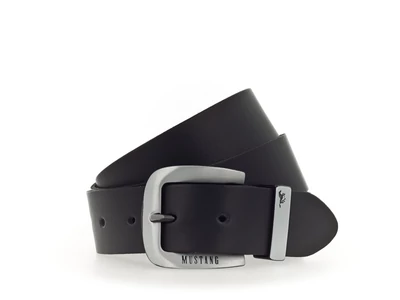 Mustang férfi nadrágszíj - fekete