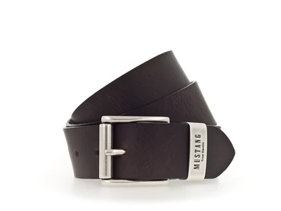 Mustang marhabőr öv - sötétbarna