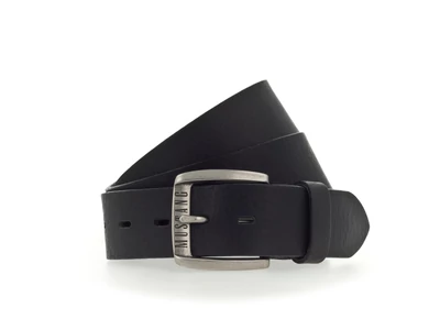 Mustang marhabőr nadrágszíj - fekete