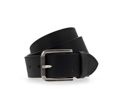 Mustang bőr öv - fekete