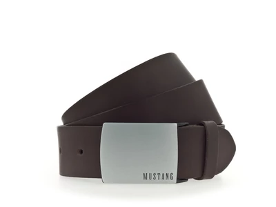 Mustang férfi öv - sötétbarna