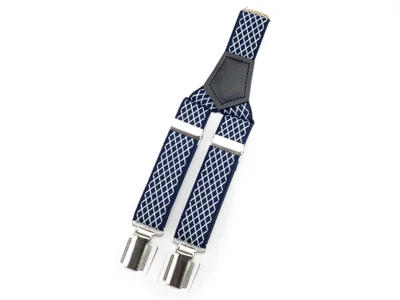 Keskeny hózentróger - mintás sötétkék