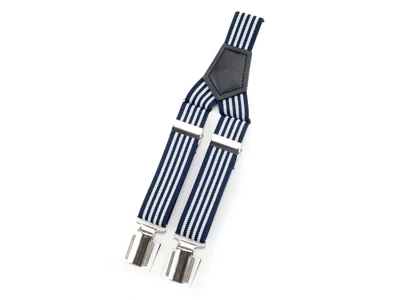 Keskeny hózentróger - csíkos mintás sötétkék